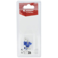 Žiedinis antgalis, mėlynas Ø5mm - 1.5-2.5mm² (6) KRLA9035P06B