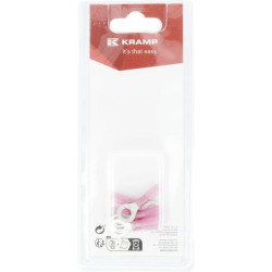 Žiedinis antgalis, raudonas Ø6 mm - 0,5–1,0 mm² (6) KRKK2005156P06B