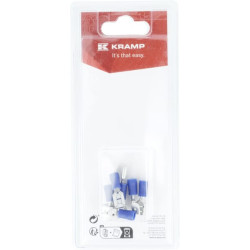 Mėlynas užspaudžiamas antgalis su jungtimi 6,3 mm - 1,5-2,5 mm² (6) KRLA9060P06B