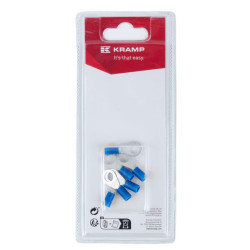 Žiedinis antgalis, mėlynas Ø6 mm - 1,5-2,5 mm² (6) KRLA9085P06B