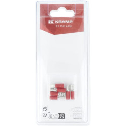 Gnybto mentė, moteriška, raudona 4,8x0,8 mm - 0,5-1,0 mm² (6) KRLA9230P06B