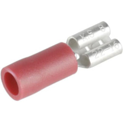 Gnybto mentė, moteriška, raudona 4,8x0,8 mm - 0,5-1,0 mm² (6) KRLA9230P06B