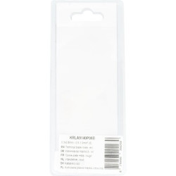 Gnybto mentė, kištukas, raudonas, 6,3x0,8 mm - 0,5-1,0 mm² (6) KRLA9140P06B