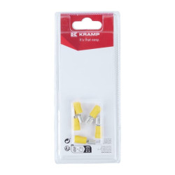 Gnybto mentė, moteriška, geltona 6,3x0,8 mm - 4,0-6,0 mm² (5) KRLA9020P05B