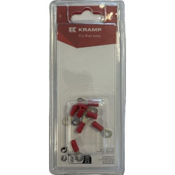 Žiedinis antgalis, raudonas Ø4mm - 0.5-1.0mm² (8) KRLA9095P08B