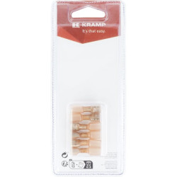 Gnybto mentė, moteriška, raudona 6,3x0,8 mm - 0,5-1,0 mm² (6) KRKK400515P06B