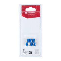 Kulkinė jungtis, mėlyna, kištukas Ø 4 mm - 1,5-2,5 mm² (6) KRLA9325P06B