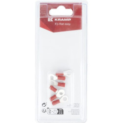Žiedinis antgalis, raudonas Ø5mm - 0.5-1.0mm² (6) KRLA9160P06B