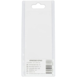 Gnybto mentė, kištukas, raudonas, 6,3x0,8 mm - 0,5-1,0 mm² (6) KRKK500515P06B