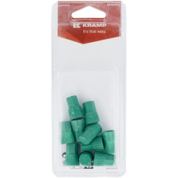 Kabelių jungtys, žalios (10 vnt.), KREM4554418P10B