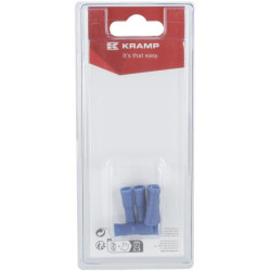 Kulkinė jungtis, moteriška, mėlyna, Ø 5 mm - 1,5-2,5 mm² (6) KRLA9330P06B