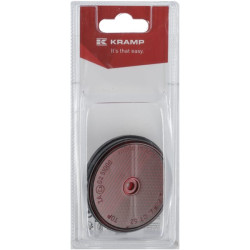 Apvalus raudonas reflektorius Ø60 mm (2) KR484065P02B