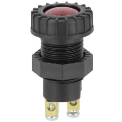 Įspėjamoji lemputė 2W - Ø17,5 mm, raudona (1) KREL738600P01B