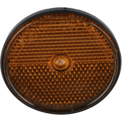 Apvalus oranžinis reflektorius Ø60 mm (2) KR484066P02B