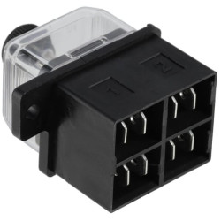 Saugiklių laikiklis, 2 polių, su peiliu (1) KRSI150000P01B