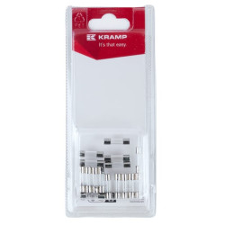 Saugiklis 20 mm, stiklinis (16) KRGLASSFUSES01P16B