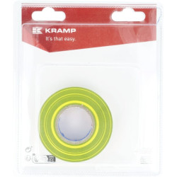 Izoliacinė juosta geltona/žalia 19 mm x 20 m (1) KREM204016P01B