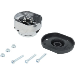 7 kontaktų metalinis lizdas su guminiu sandarikliu Kramp blisterinėje pakuotėje KRLA403092P001B