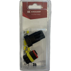 Kištukų ir lizdų rinkinys „Superseal“ 3 kontaktų (1) KRLA890PAIR3P01B