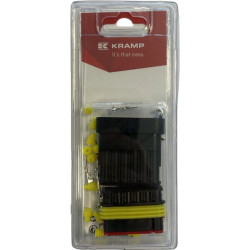 Kištukų ir lizdų rinkinys „Superseal“ 6 kontaktų (1) KRLA890PAIR6P01B