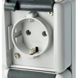 Buitinis 230 V lizdas 16 A IP44 (1) KREM4517056P01B