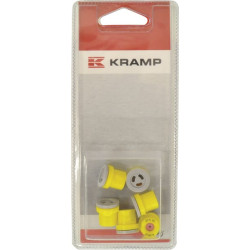 Purkštuvo antgalis geltonas 80° (6) KRATR80YELLOWP06B