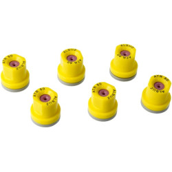 Purkštuvo antgalis geltonas 80° (6) KRATR80YELLOWP06B