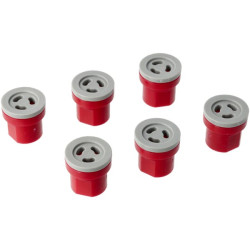 Purkštuvo antgalis raudonas 80° (6) KRATR80REDP06B