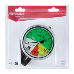 Purkštuvo slėgio matuoklis Ø 100 mm x 0-8-20 bar (1) KRMA1000825P01B