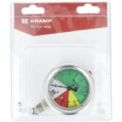 Purkštuvo slėgio matuoklis Ø 63 mm x 0-8-25 bar (1) KRMA630825P01B