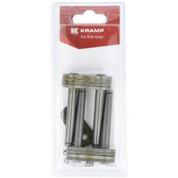 Jungiamoji jungtis (spyruoklinis spaustukas) 25,4 mm x 16B2, dvipusė (2) KR16B2CLLBP02B