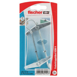 Spyruoklinis užspaudimo kaištis + apvalus h. 2 KDH4K