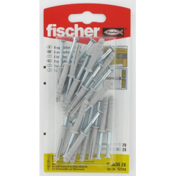 „Fischer“ vininis kaištis + varžtas 20 N530ZK