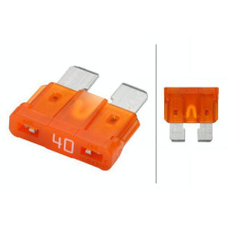 Saugiklis Standartinis peilis 32V 40A Ilgis 18,8 mm oranžinis Pakuotėje 5 vnt. Hella 8JS711683851