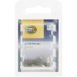 Saugiklis Mini peiliukas 2A Ilgis 19mm pilkas Pakuotėje 5vnt. Hella 8JS728596861