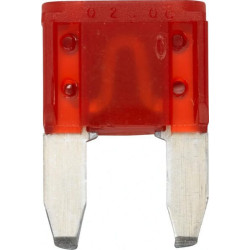 Saugiklis Mini peiliukas 10A Ilgis 19mm raudonas Pakuotėje 5vnt. Hella 8JS728596821