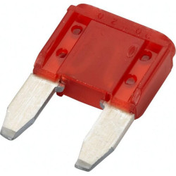 Saugiklis Mini peiliukas 10A Ilgis 19mm raudonas Pakuotėje 5vnt. Hella 8JS728596821