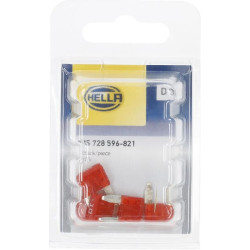 Saugiklis Mini peiliukas 10A Ilgis 19mm raudonas Pakuotėje 5vnt. Hella 8JS728596821
