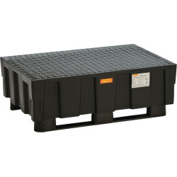 Drenažo indas plastikinis, juodas, 224 l, talpa 600 kg, 1205 x 805 x 430 mm, Cemo 8283CEMO