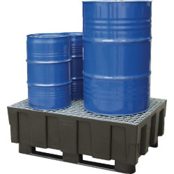 Drenažo indas plastikinis, juodas, 224 l, talpa 600 kg, 1205 x 805 x 430 mm, Cemo 8283CEMO