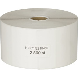 60x25 PE lipni etiketė, skirta ZEBRA ZD421T VPM111668