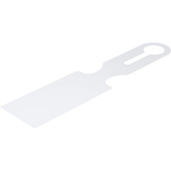 Etikečių kilpelės 200x50mm baltos 100vnt. VPM20920