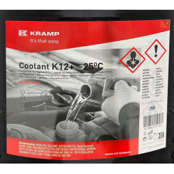 Aušinimo skystis K12+ paruoštas mišinys -25°C 208 l OAT251208KR