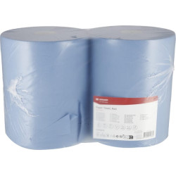 Popierinis rankšluostis, mėlynas ritinėlis, 36 cm x 370 m, 2 sluoksnių, išorinis Ø300 mm, reljefinis, 2 ritinėliai CP22103KR