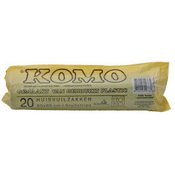 Komo 60x80cm šiukšlių maišai x20 PM2018