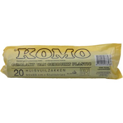Komo 60x80cm šiukšlių maišai x20 PM2018