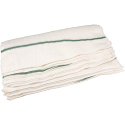 Šluostė žaliai dryžuota 70x80cm 10vnt. 102070