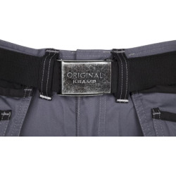 Kelnės, unisex, XS, W28-32, pilkos/juodos, Kramp Original KW102830090080