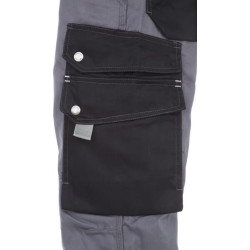 Darbo kelnės, unisex, 2XS, W26-30", pilkos/juodos, Kramp Original KW102024090075