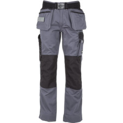 Kelnės, unisex, S, W30-34", pilkos/juodos, Kramp Original KW102830090085